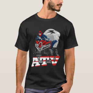 Atv Quad Bike Atv Außenansicht T-Shirt