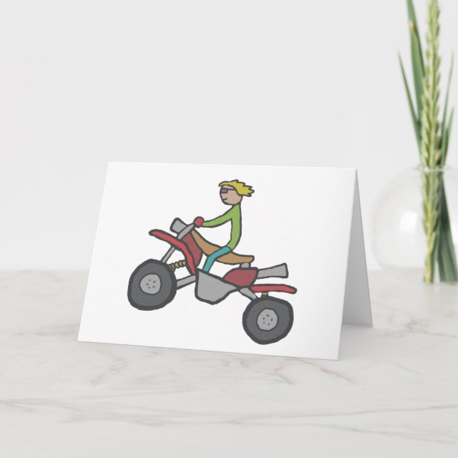 ATV Quad Bike Karte (Vorderseite)