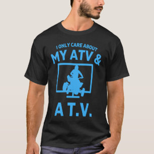 ATV Quad Bike Off Road TV Watcher Mens T-Shirt