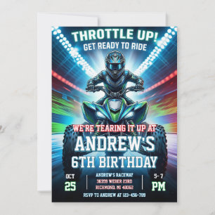 ATV-Quad-Birthday-Party-Einladung Einladung