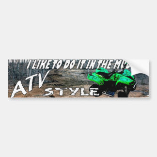 ATV STICKER AUTOAUFKLEBER