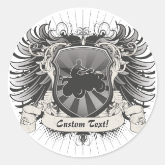 ATV-Wappen Runder Aufkleber