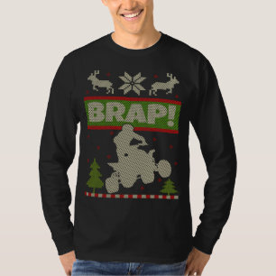 ATV Weihnachten Ugge Four Wheeler Xmas Sweater Qua T-Shirt
