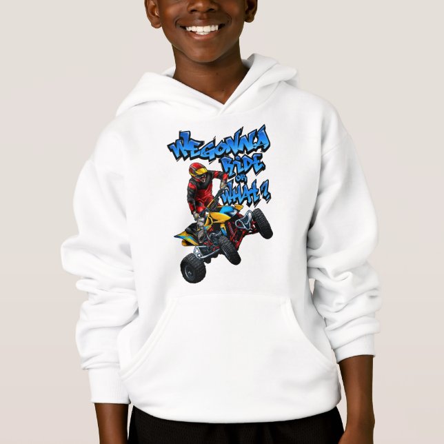 ATV - Wir fahren oder was?Hoodie Hoodie (Vorderseite)