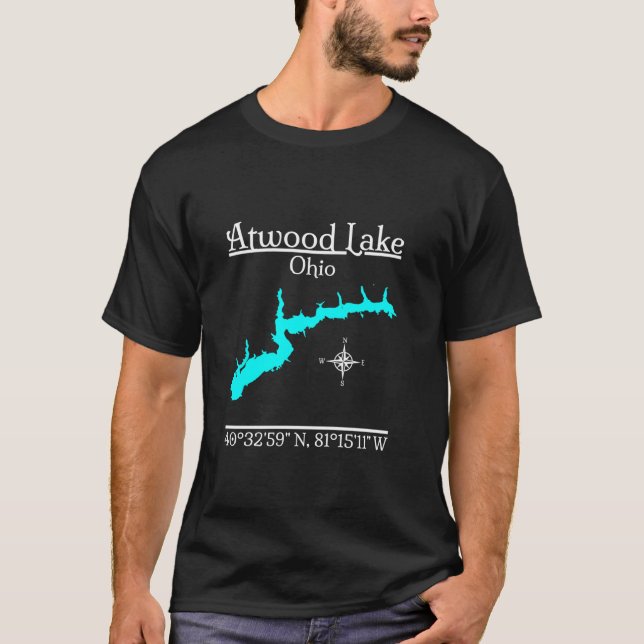 Atwood Lake Ohio Long Sleeve T Shirt (Vorderseite)