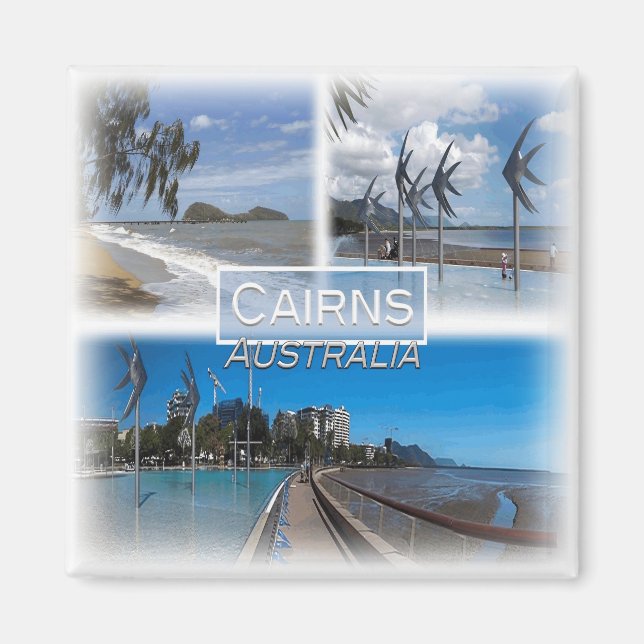 AU0106 Ozeanien, Australien, Cairns, Kühlschrank Magnet (Vorne)