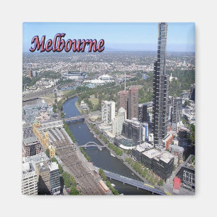 AU043 MELBOURNE, Australien, Ozeanien, Kühlschrank Magnet