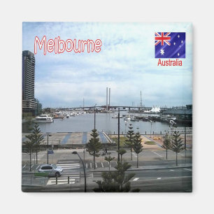 AU071 MELBOURNE, Australien, Ozeanien, Kühlschrank Magnet