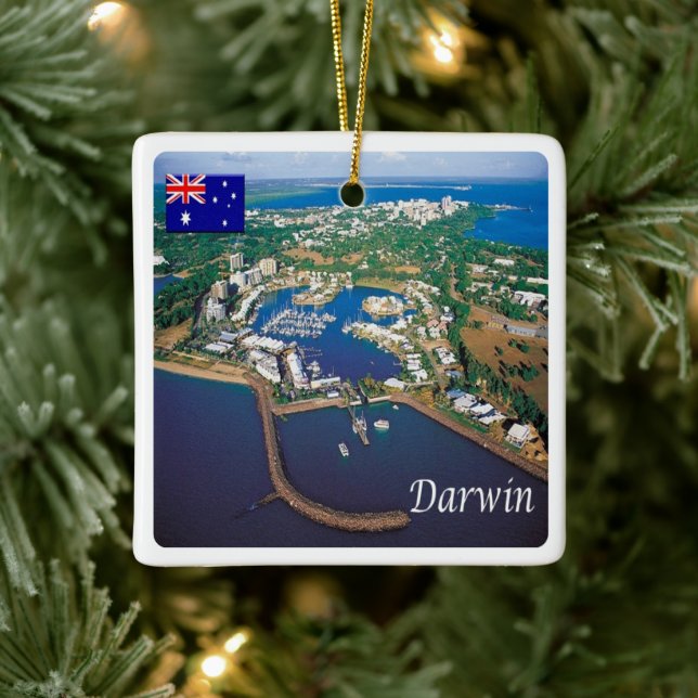 AU098 DARWIN, Australien, Ozeanien, Keramikornament (Baum)