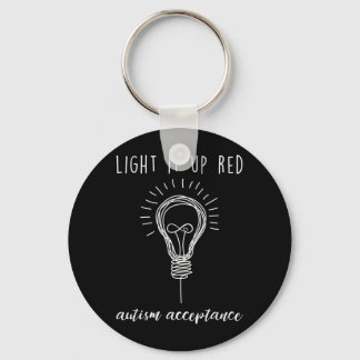 Au AcceEltern-Lehrer-Gruppe-Shirt Leuchtet Rot Schlüsselanhänger
