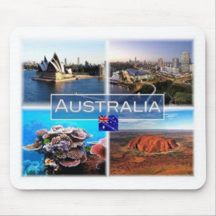 AU Australia - Sydney - Opernhaus - Goldküste Mousepad