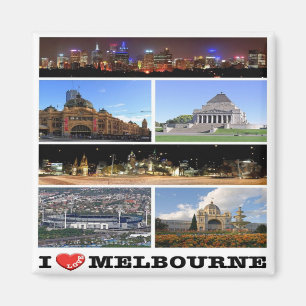 AU - Australien - Melbourne - I Liebe Magnet