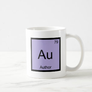 Au - Autorn-Chemie-Element-Symbol-Buch-T - Shirt Tasse