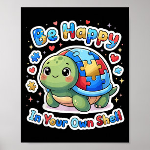 Au Bewusstsein Shirt Kinder Niedlich Sei Glücklich Poster