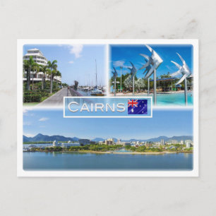 AU Cairns - Pier - Esplanade Lagoon Fish - Postkarte