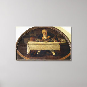 Au Gourmand', Geschäftszeichen für Corcellet Leinwanddruck