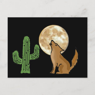 AU - Howling Coyote Postkarte