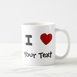 AU I Herz-Liebe fertigen kundenspezifisch an Kaffeetasse