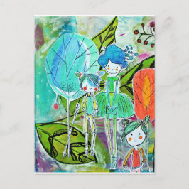 Au jardin postkarte
