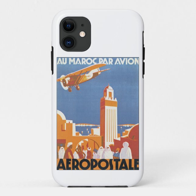 Au Maroc Par Avion Case-Mate iPhone Hülle (Rückseite)