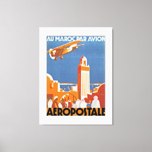 Au Maroc Par Avion - XL Leinwanddruck