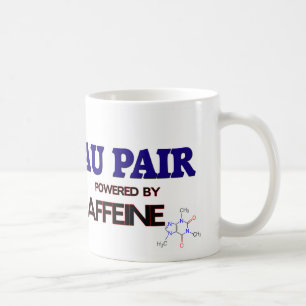 Au-Paare angetrieben durch Koffein Kaffeetasse