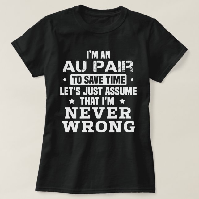 Au Pair T-Shirt (Design vorne)