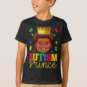 Au Prince Au Bewusstsein Puzzles Autistische Afro T-Shirt