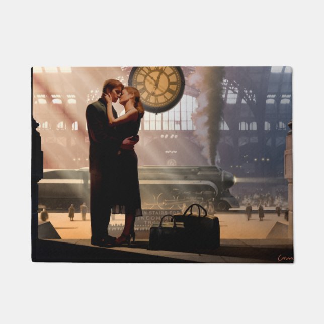 Au Revoir 2 Fußmatte (Vorderseite)