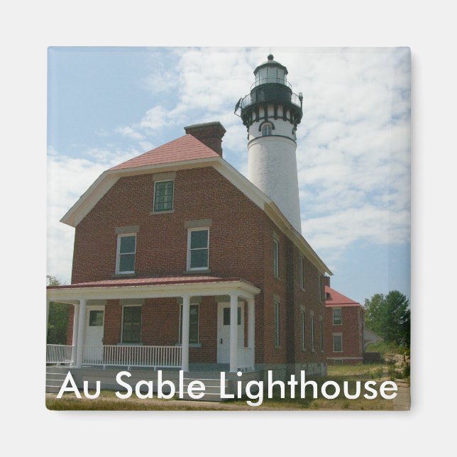 Au Sable Lighthouse Magnet (Vorne)
