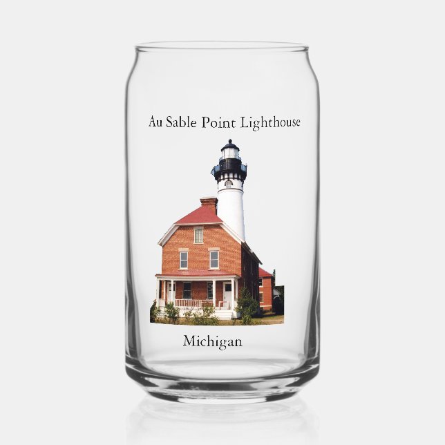 Au Sable Point Leuchtturm kann Glas (Vorderseite)