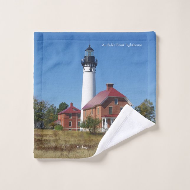 Au Sable Point Lighthouse Handtuchhandtuch Set (Waschlappen)