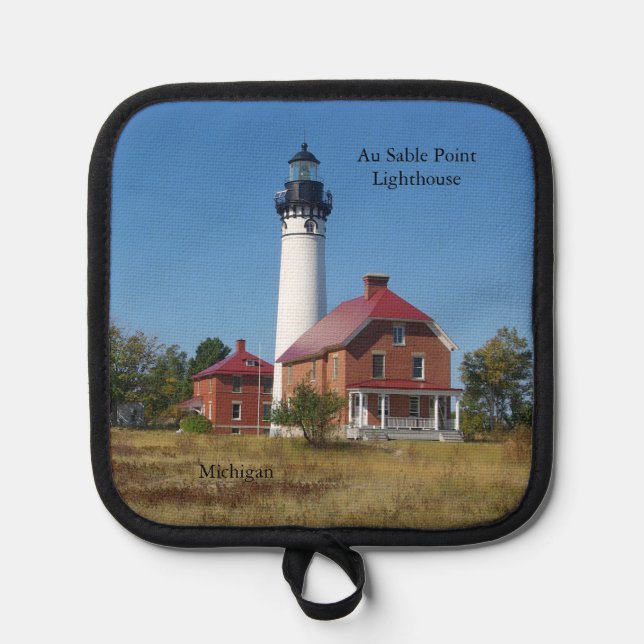 Au Sable Point Lighthouse Potthalter Topflappen (Vorderseite)