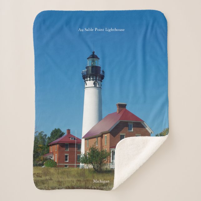 Au Sable Point Lighthouse Sherpadecke (Vorderseite)
