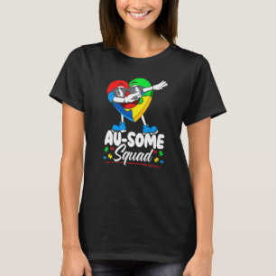 Au Some Squad Autismus Krieger Asd Autistisch Auti T-Shirt