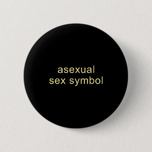 Aual-Symbol Lustig Pride LGBTQ+ Ace Button