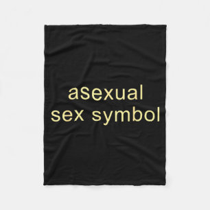 Aual Symbol Lustig Pride Lgbtq Ace Fleecedecke