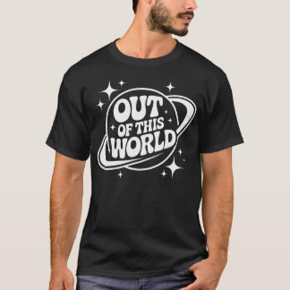 AuÃŸerirdisch Groovy Lustiger Planet Weltraum Geek T-Shirt