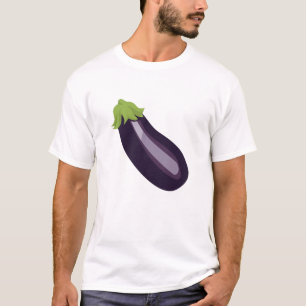 Aubergine Emoji T-Shirt
