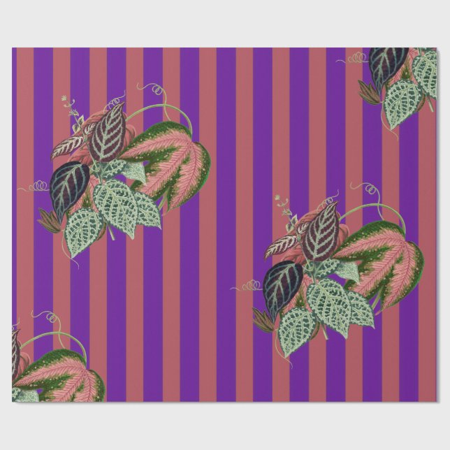 Aubergine Geschenkpapier (Flach)