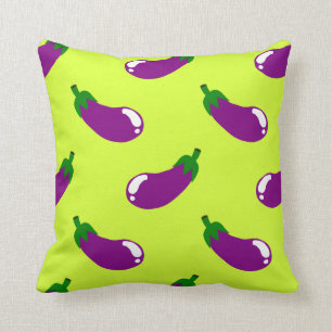 Aubergine Kissen