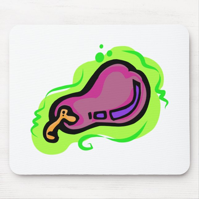 Aubergine Mousepad (Vorne)