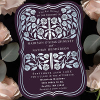Aubergine Royal Mittelalterliches Silberschwert Ho