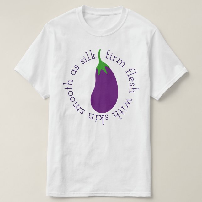 Aubergine T-Shirt (Design vorne)