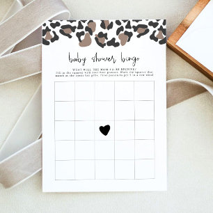 AUBREE Leopard Print Safari Baby Dusche Bingo Spie Einladung