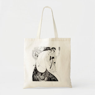 Aubrey Beardsley die Pfau-Rock-Taschen-Tasche Tragetasche