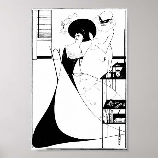Aubrey Beardsley Salome Illustration Poster (Vorne)