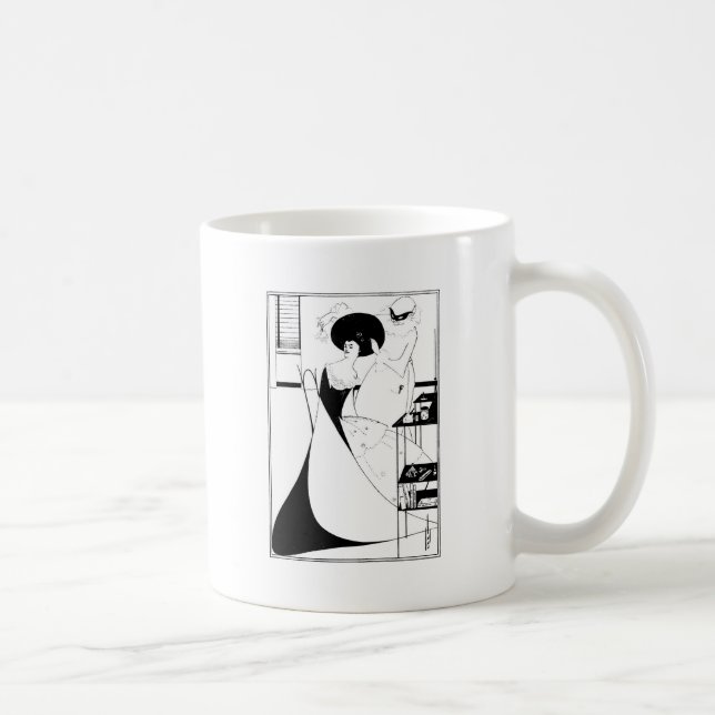 Aubrey Beardsley Salome Illustration Tasse (Rechts)