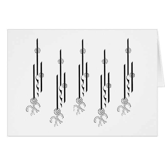 Aubrey Beardsley Unterzeichnungs-Karte II (Vorderseite (Horizontal))