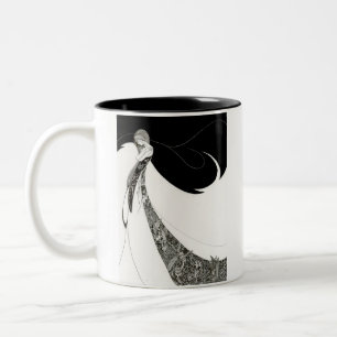 AUBREY BEARDSLEY ZWEIFARBIGE TASSE